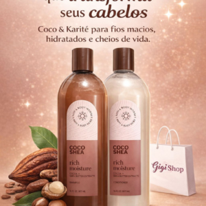 COCO SHEA RICH MOISTURE SHAMPOO E CONDITIONER BATH&BODY WORKS