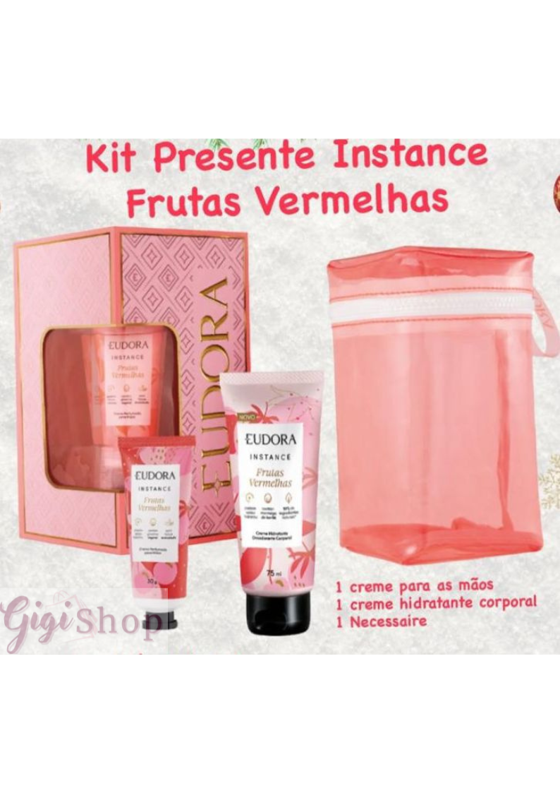 EUDORA  INSTANCE  KIT CREME DE CORPO E MÃOS