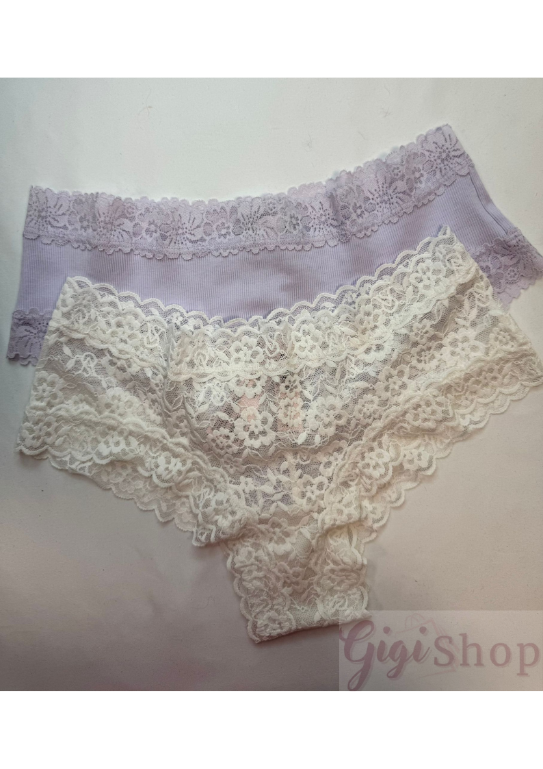 Calcinha de Renda Victoria's Secret Kit 2 peças