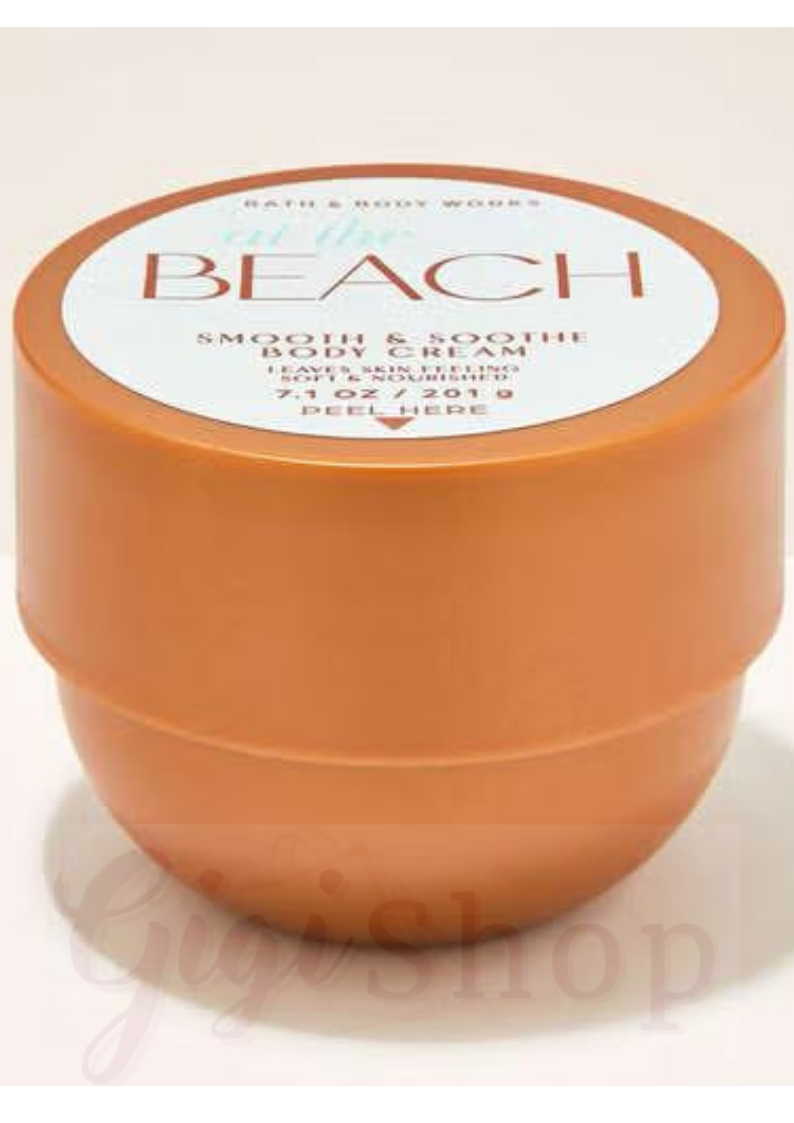 AT THE BEACH SMOOTH&SOOTHE BODY CREAM BATH&BODY WORKS